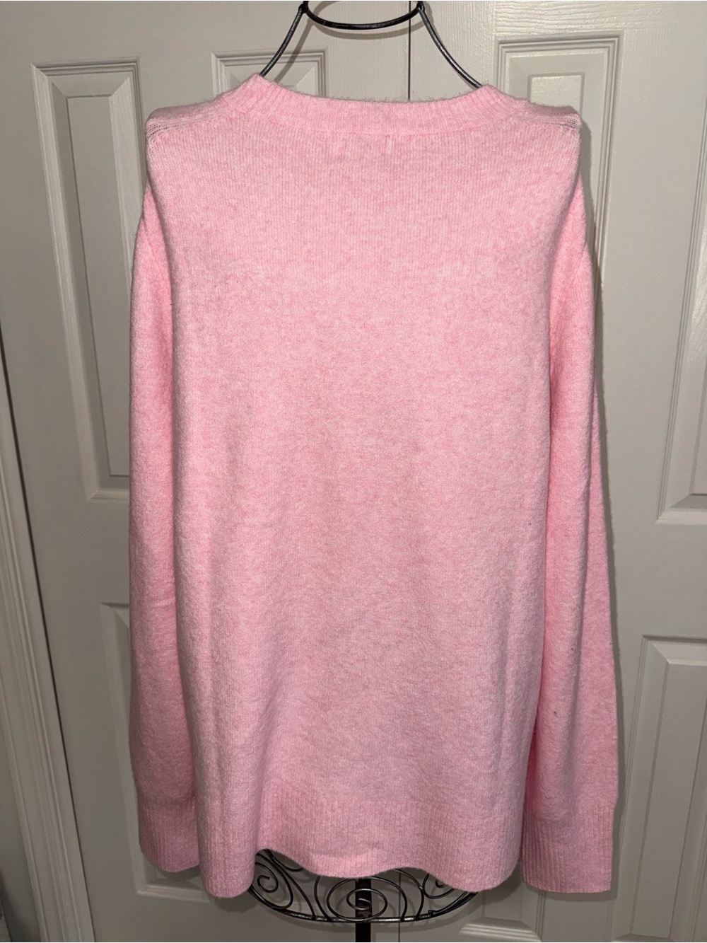 NWT J. Crew Pink Extra-Soft Crewneck Sweater. XL - Picture 5 of 6